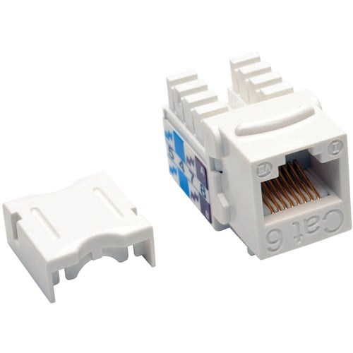 Conector Keystone de conexión a presión estilo 110 Cat6/Cat5e de Tripp Lite by Eaton