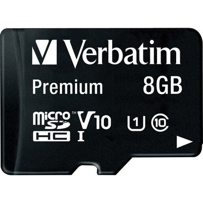 8GB PREM MICROSDHC MEM CARD MULTI 20 WITH ADAPTER UHS-I V10 U1