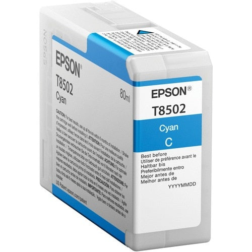 Cartouche d'encre jet d'encre d'origine Epson UltraChrome HD T850 - Cy