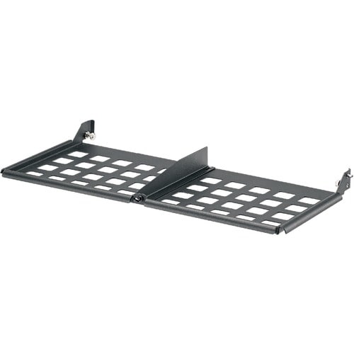 Plaque de jonction pour boîtier flexible Panduit HD - 1 RU - Chemin de câbles - Noir - Hauteur de rack 1U -