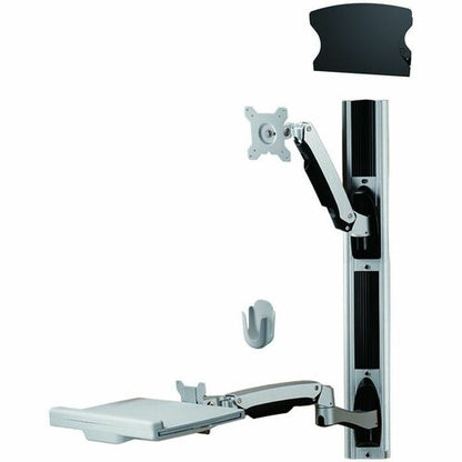 Soporte de pared con riel de brazo doble Amer Mounts (pantalla y