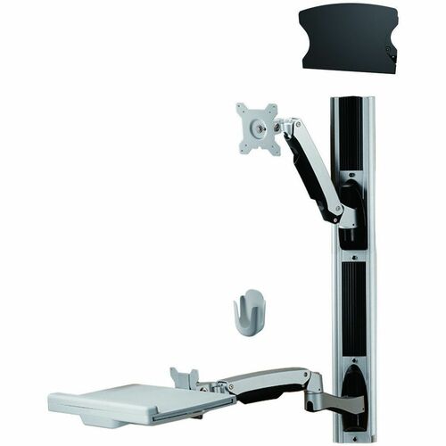 Amer Mounts Dual Arm Track Wall Mount (Display and