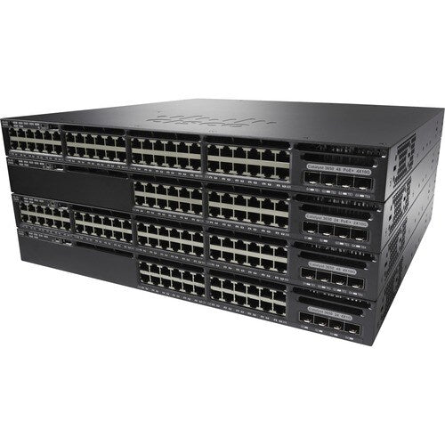 CISCO CATALYST 3650 24P0RT DATA 2X10G UPLINK IP BASE REMANUFACTURED