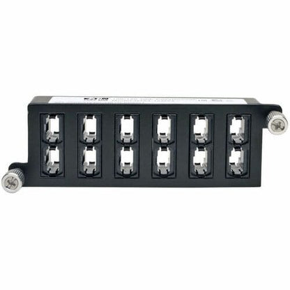Casete de paso de 100 Gb/120 Gb de Tripp Lite, 12 MTP/MPO de 24 fibras, 24 MTP, 24 puertos
