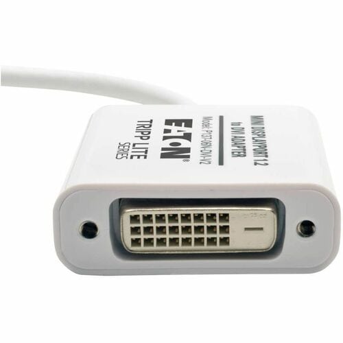 Tripp Lite 6in Mini DisplayPort to DVI Adapter Active Converter mDP to DVI M/F DPort 1.2 6