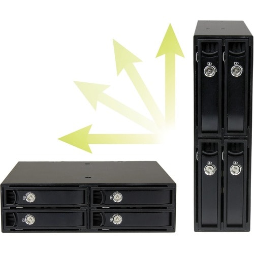 INSTALL 4 SSD/HDDS IN 5.25 BAY FOR SAS II  SATA DRIVES 5-15MM