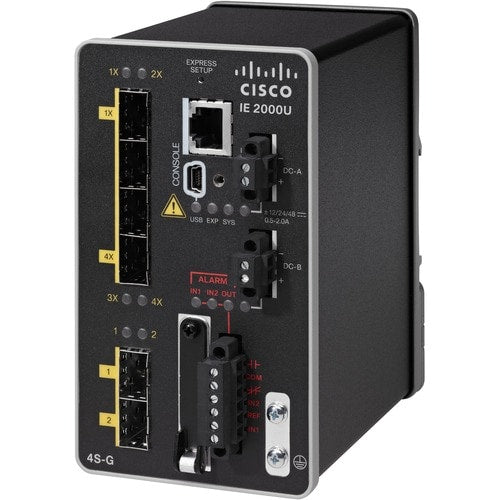 IE2000U SWITCH WI/2GE+4 FE SFP PORTS LAN BASE
