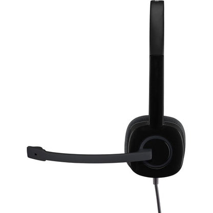 Logitech H151 Stereo Headset with Rotating Boom Mi