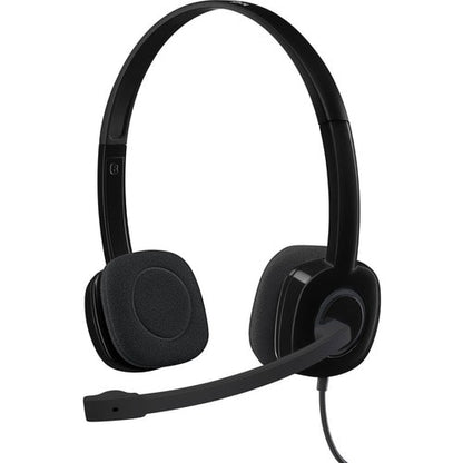 Logitech H151 Stereo Headset with Rotating Boom Mi