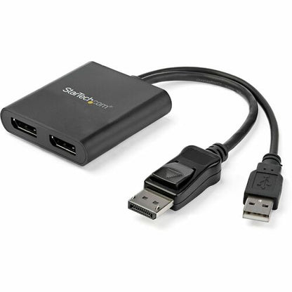 StarTech.com Dual-Monitor DisplayPort 1.2 Splitter, DisplayPort to 2x DP Multi