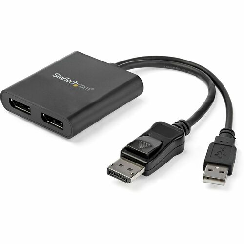 StarTech.com Dual-Monitor DisplayPort 1.2 Splitter, DisplayPort to 2x DP Multi