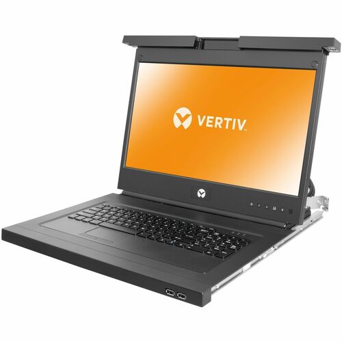 Acceso local a rack Vertiv Avocent | LCD de 18,5 pulgadas | Teclado USB | 2 puertos USB PASS-USA T