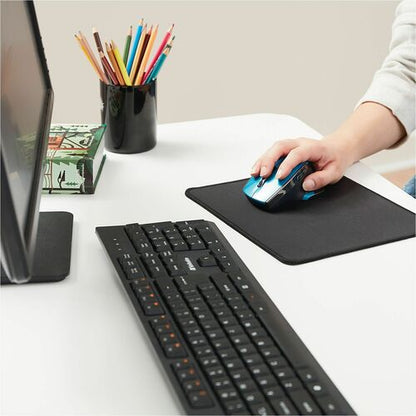 Verbatim Wireless Desktop 8-Button Deluxe Mouse - Blue LED/Optical
