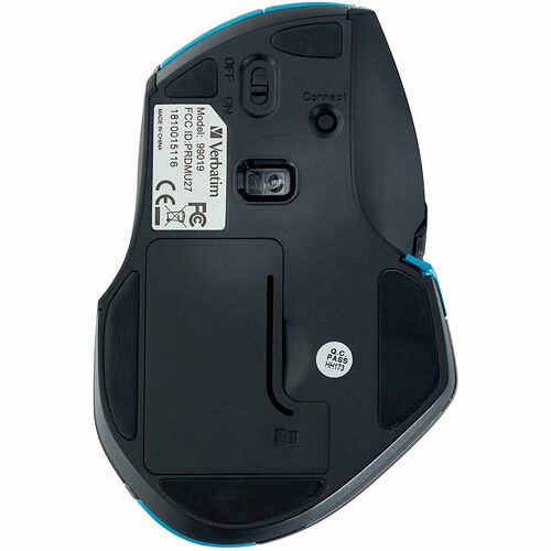 Verbatim Wireless Desktop 8-Button Deluxe Mouse - Blue LED/Optical