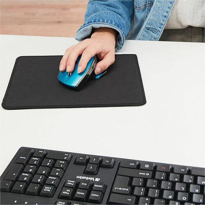 Verbatim Wireless Desktop 8-Button Deluxe Mouse - Blue LED/Optical