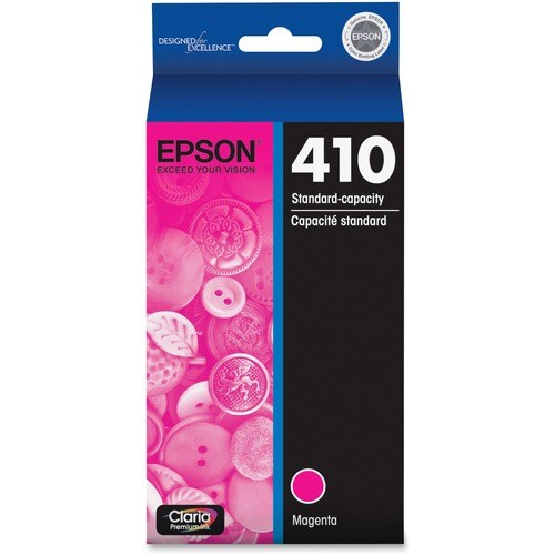 Cartouche d'encre jet d'encre Epson Claria 410 d'origine à rendement standard