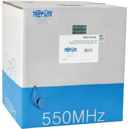 Câble UTP solide en PVC CMR CAT 6 Tripp Lite 1000 pieds bleu 1000 pieds