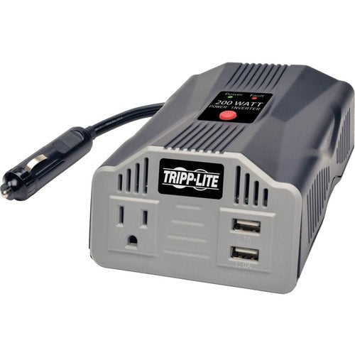 Tripp Lite by Eaton 200W PowerVerter Ultra-Compact Car Inverter with O