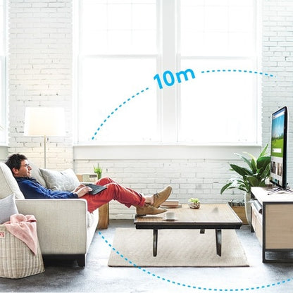 Teclado táctil inalámbrico para TV Logitech K400 Plus con fácil control multimedia