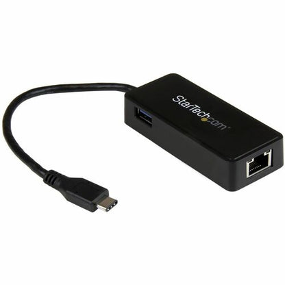 ADAPTADOR USB TIPO C A GIGABIT CON PUERTO USB ADICIONAL