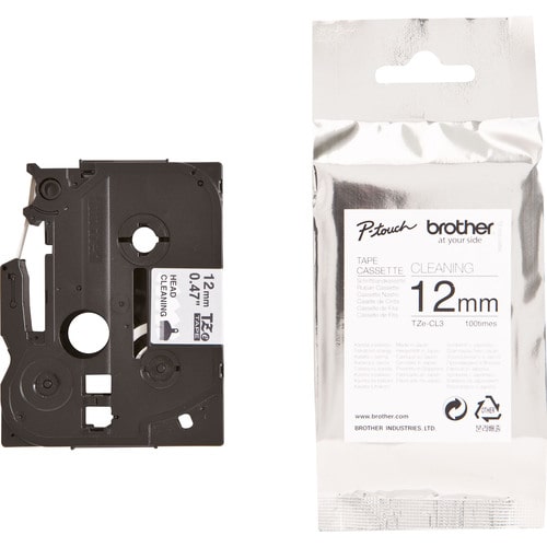 Brother TZe-CL3 12mm Cleaning Tape - For Printer Head - 1