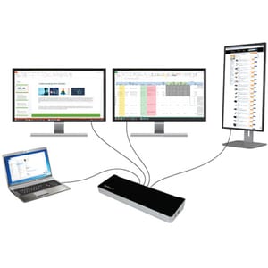 Estación de acoplamiento USB 3.0 para tres monitores de StarTech.com