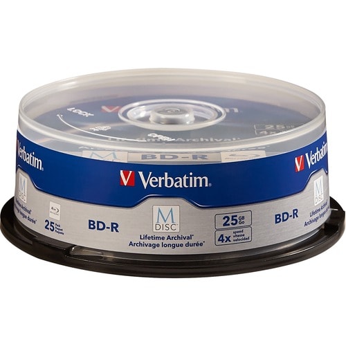 Verbatim Blu-ray Recordable Media - BD-R - 4x - 25 GB - 25 -