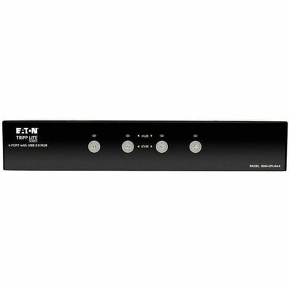 4-PORT DISPLAYPORT KVM SWITCH WITH AUDIO CABLES AND USB 3.0 SUPER