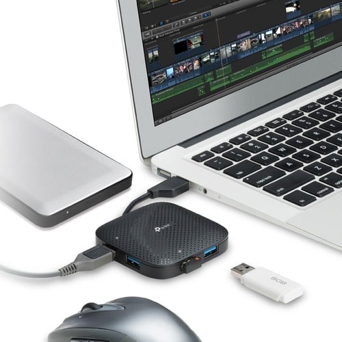 4PORT USB 3.0 PORTABLE HUB NO POWER ADAPTER NEEDED