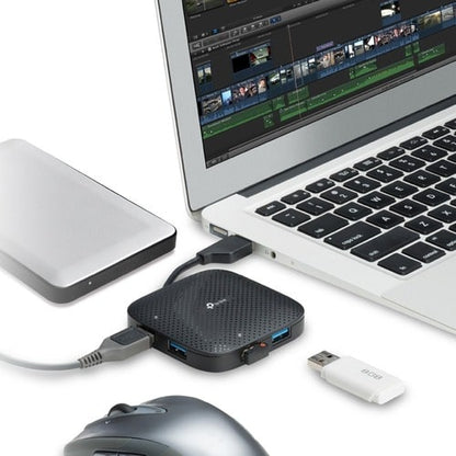 4PORT USB 3.0 PORTABLE HUB NO POWER ADAPTER NEEDED