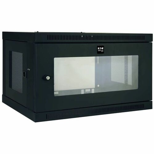 ARMOIRE RACK MURAL 6U AVEC PORTE AVANT EN PLEXIGLAS