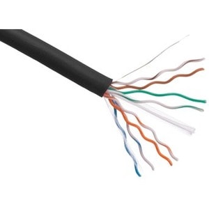 BOBINE DE CÂBLE CAT6 EN VRAC 1000 PIEDS NOIR