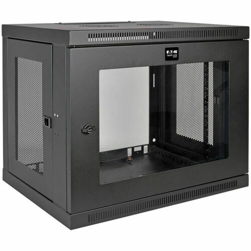 Tripp Lite by Eaton SRW9UG SmartRack 9U Wall-Mount Standard-Depth Rack Enclosure Cabinet