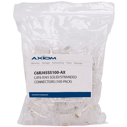 Connecteurs Axiom Memory Axiom CAT6 RJ45 solides/toronnés (100