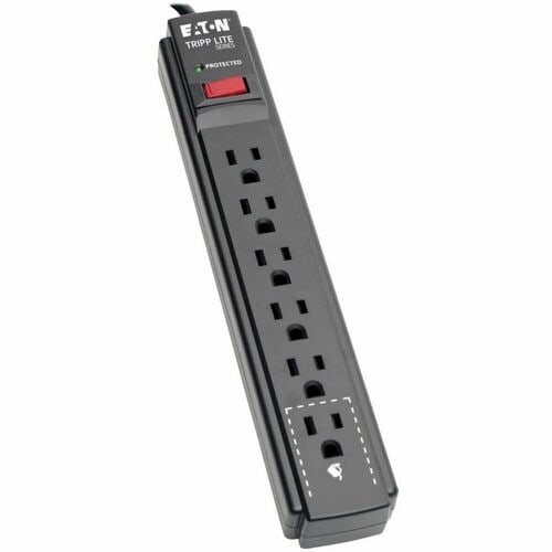 Tripp Lite Surge Protector Power Strip 6 Outlet 15 ' Cord Black 790 J