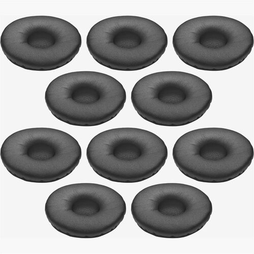 Almohadillas para los oídos Jabra - Negras - Cuero sintético
