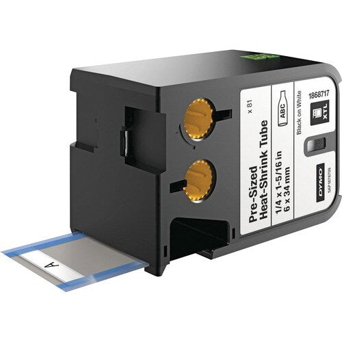 Dymo XTL Pre-Sized Heat-Shrink Tube Cartridge - 1/4" (6.35 m