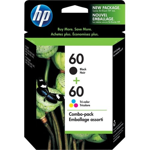 2PK 60 CARTUCHOS DE TINTA NEGRO TRI-CLR