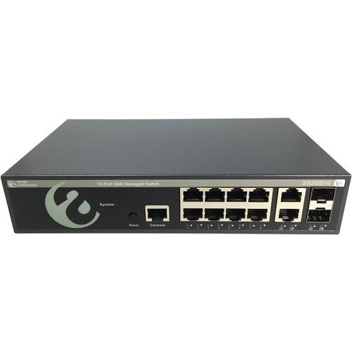 COMMUTATEUR GIG L2+ 10 PORTS INCLUS 2 PERP