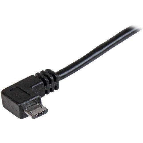 Cable de carga y sincronización micro-USB en ángulo recto de 1 m y 3 pies (M/M) - USB 2.0 A