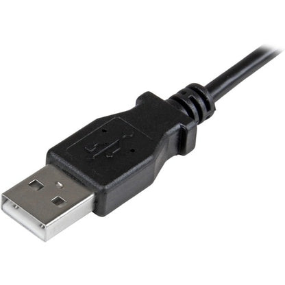 Cable de carga y sincronización micro-USB en ángulo recto de 1 m y 3 pies (M/M) - USB 2.0 A