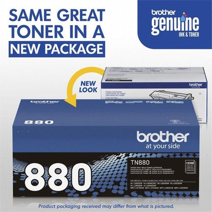 Cartouche de toner d'origine Brother TN880 - Laser - Super haute qualité