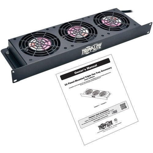 RACK ENCLOSURE SVR CABINET 1U COOLING FAN TRAY 3 120V 210 CFM