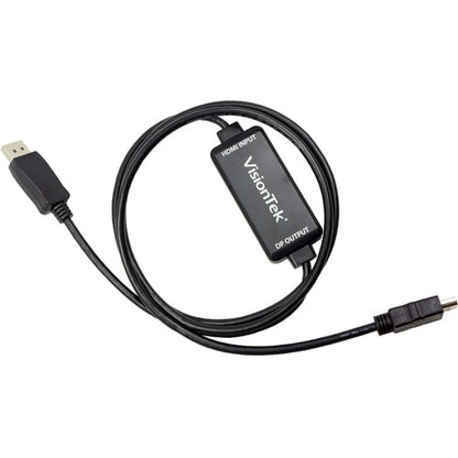 Cable activo VisionTek HDMI a DisplayPort de 1,5 m (M/M) - 1,50 m (4,9 pies) DisplayP