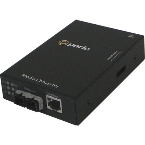 Convertisseur de média Perle Systems Perle 10/100 autonome, non géré - 1 x réseau (RJ