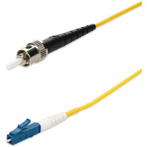 AddOn 10m Single-Mode fiber (SMF) Simplex ST/LC OS1 Yellow Patch Cable - 100% ap