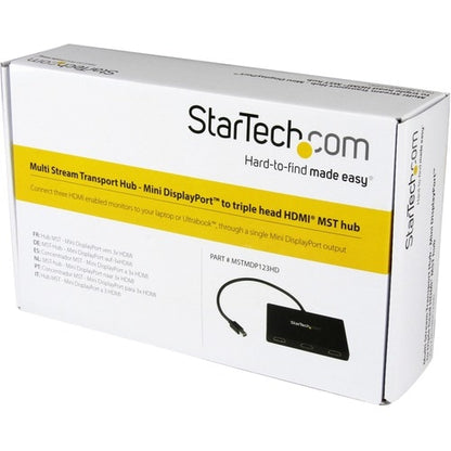 Adaptateur multi-écrans StarTech.com à 3 ports