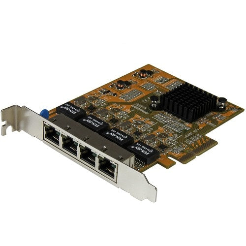Tarjeta adaptadora de red PCI Express Gigabit de 4 puertos de StarTech.com