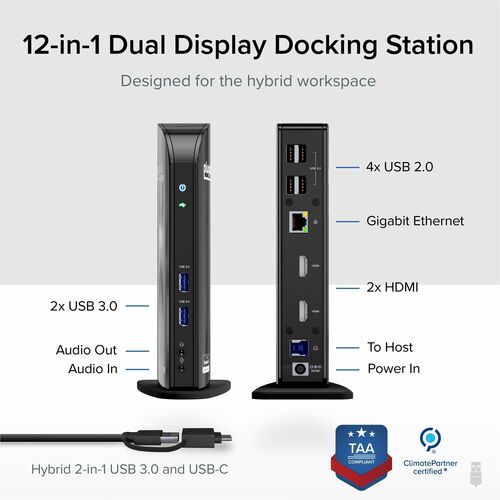 Plugable USB 3.0 Universal Laptop Docking Station