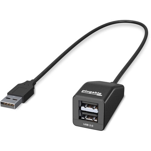 Répartiteur USB 2.0 ultra compact à 2 ports haute vitesse Plugable